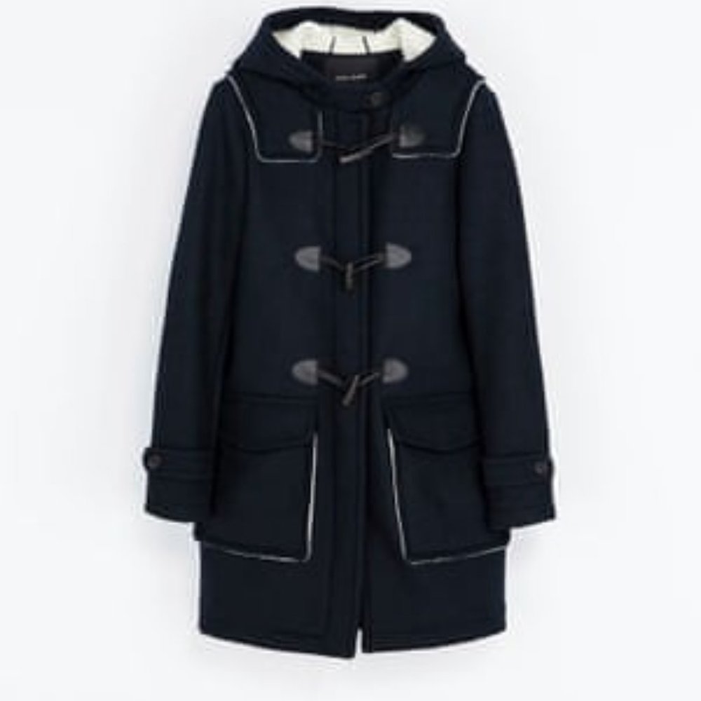 Zara Duffle Coat Size XS